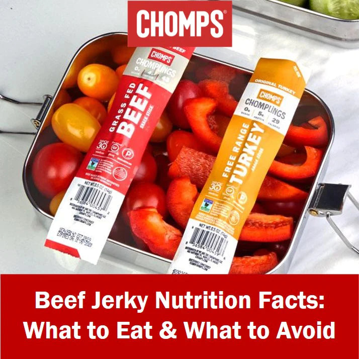 Beef Jerky Nutrition Facts What to Eat, What to Avoid chompsdev