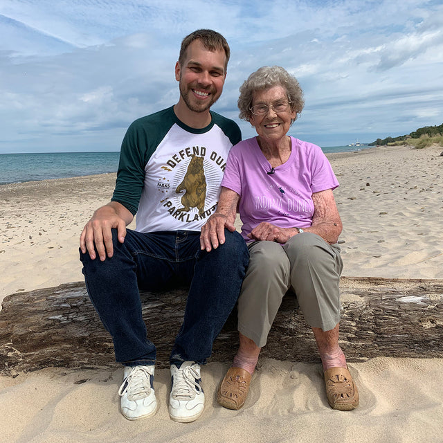 Brad Ryan and Grandma Joy