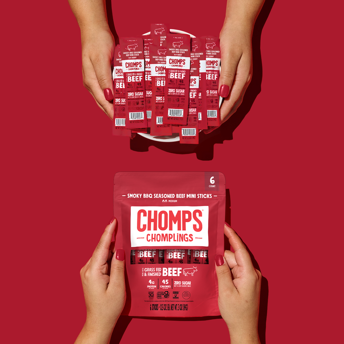 6 ct. Smoky BBQ Beef Chomplings