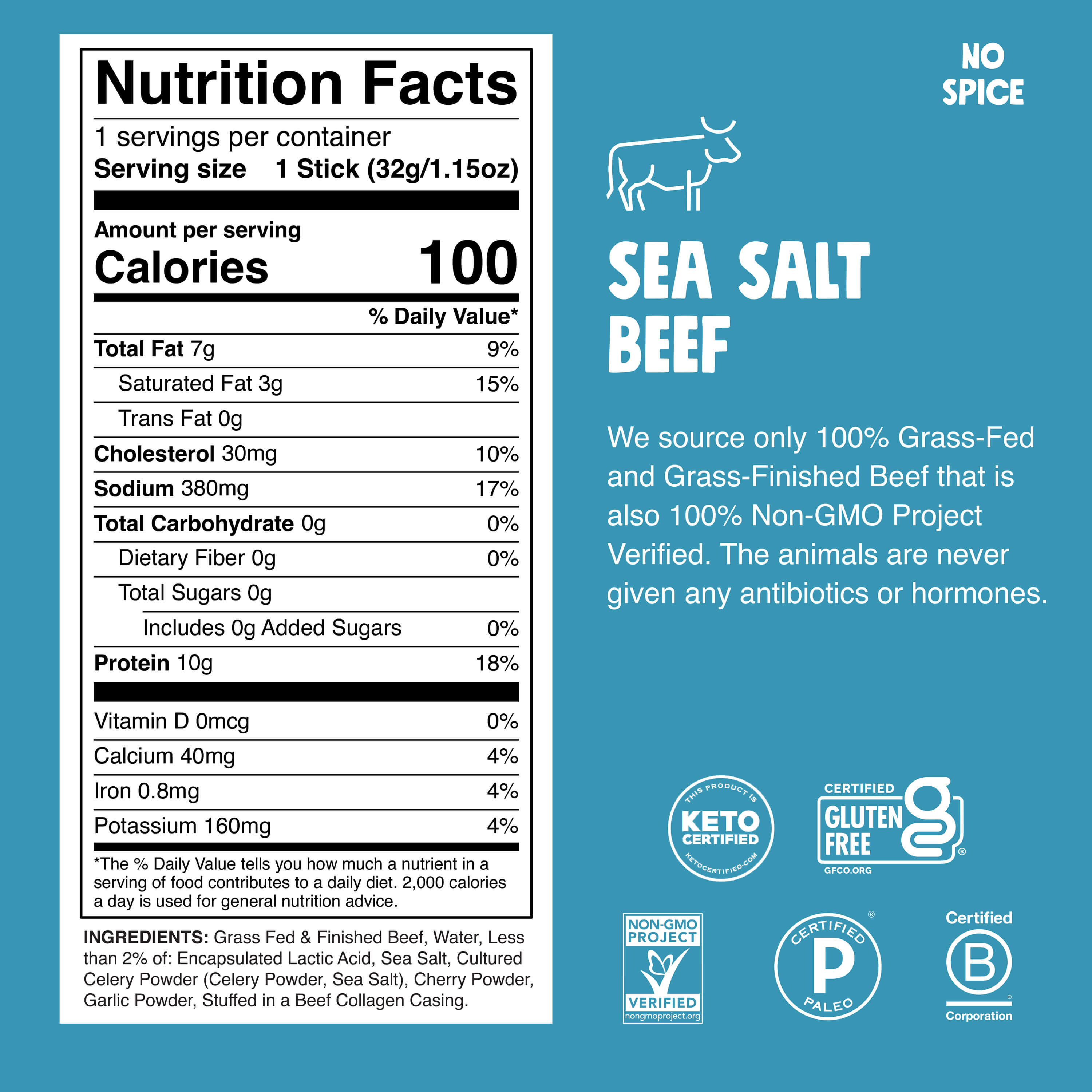 Product Nutrition Information